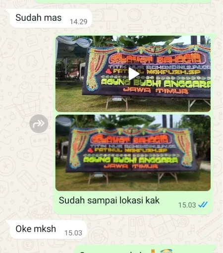 Pengiriman Papan Bunga Sukmajaya