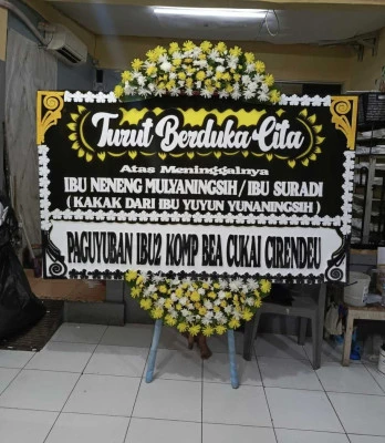 Papan Bunga di Sukmajaya